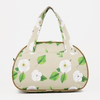 Сумка дорожная женская на молнии, наружный карман, цвет бежевый Сумка дорожная женская на молнии, наружный карман, цвет бежевый