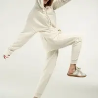 Худи унисекс H2, молочно-белое, размер M/L