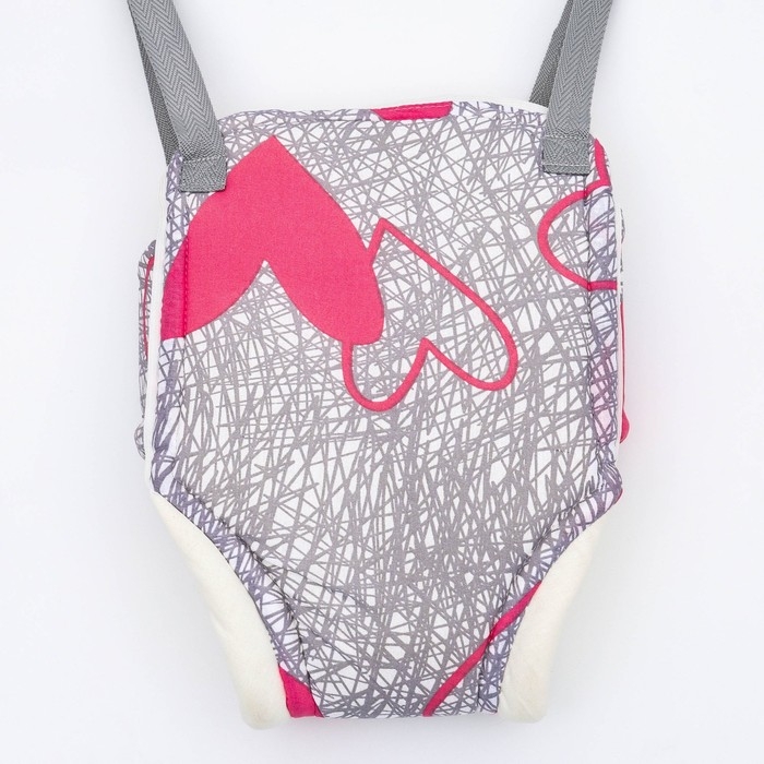 Прыгунки №1, 2в1 &laquo;Розовые сердечки&raquo; (прыгунки, качели, тарзанка)