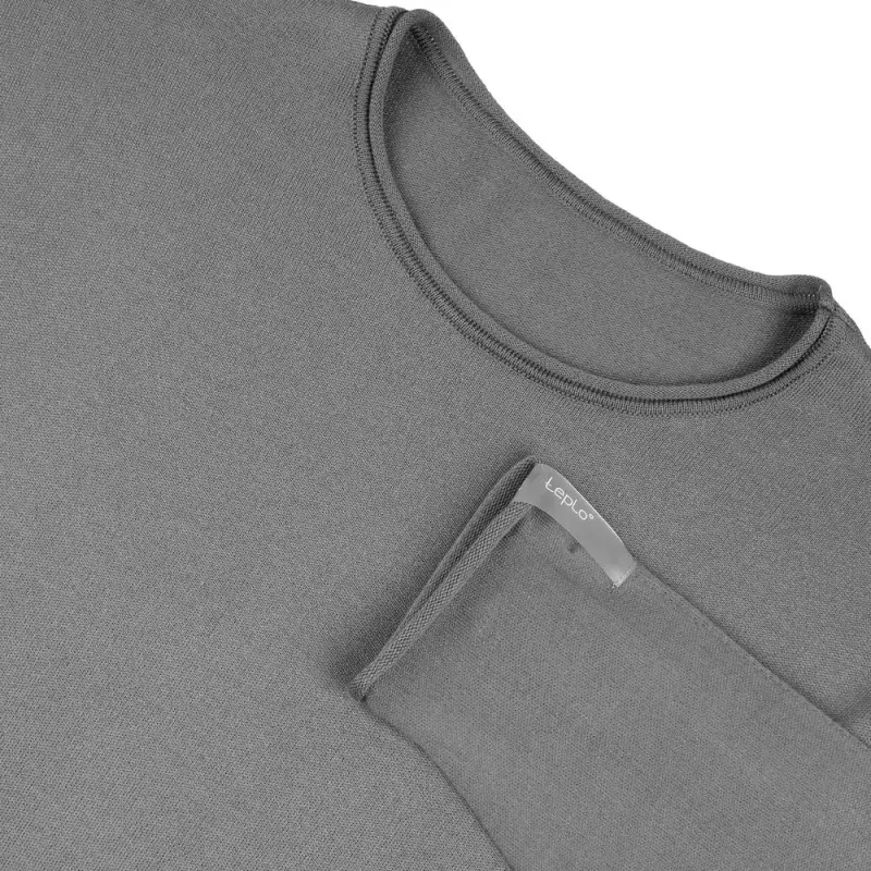 Лонгслив унисекс Siluetti Fuori, серый, размер L/XL Лонгслив унисекс Siluetti Fuori, серый, размер L/XL