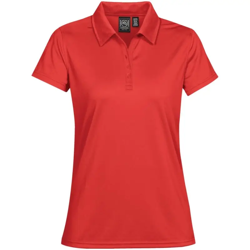 Рубашка поло женская Eclipse H2X-Dry красная, размер XS