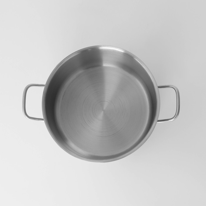 Кастрюля из нержавеющей стали Hanna Kn&ouml;vell с крышкой, 5 л, d=22 см, h=13 см, толщина стенки 0,6 мм, индукция