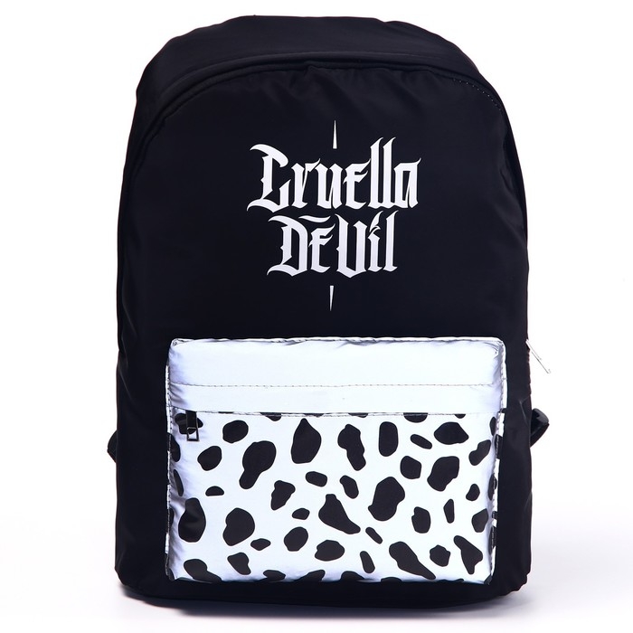 Рюкзак со светоотражающим карманом, 30 см х 15 см х 40 см Рюкзак со светоотражающим карманом, 30 см х 15 см х 40 см "Плохие девочки", Злодейки