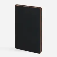 Ежедневник Trait, недатированный, черный с оранжевым Ежедневник Trait, недатированный, черный с оранжевым