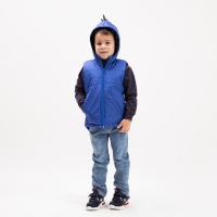 Жилет детский, цвет василёк, рост 110-116 см Жилет детский, цвет василёк, рост 110-116 см