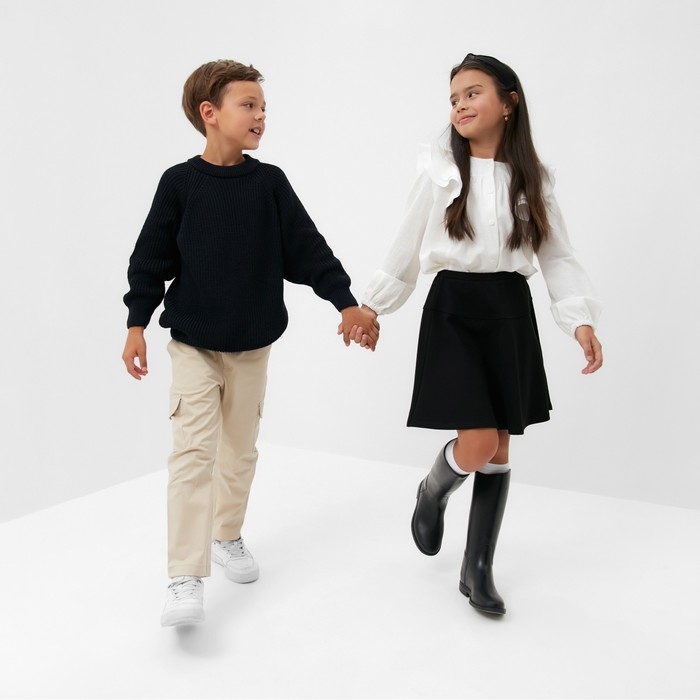 Джемпер детский KAFTAN, размер 32 (110-116 см) цвет тёмно-синий