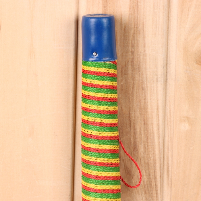 Веник рисовый с бамбуковой ручкой, 30х80 см, микс