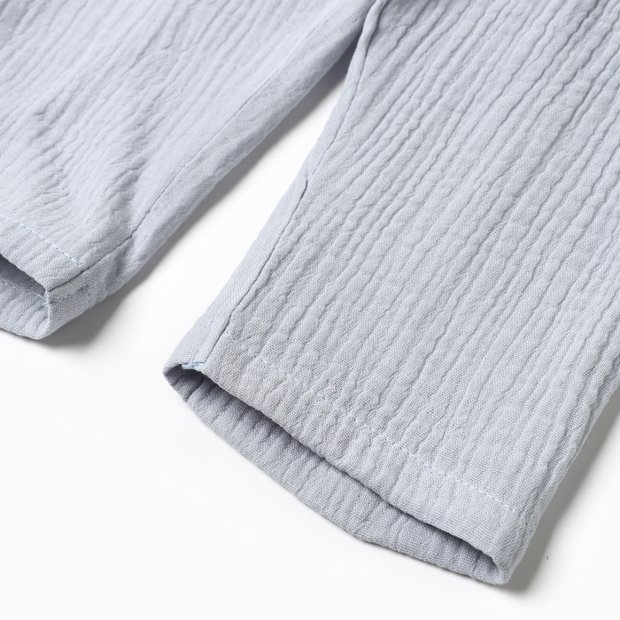 Костюм Крошка Я Муслин, 80-86, светло-серый Костюм Крошка Я Муслин, 80-86, светло-серый