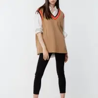 Жилет оверсайз унисекс Cornell в сумке, бежевый, размер L/XL