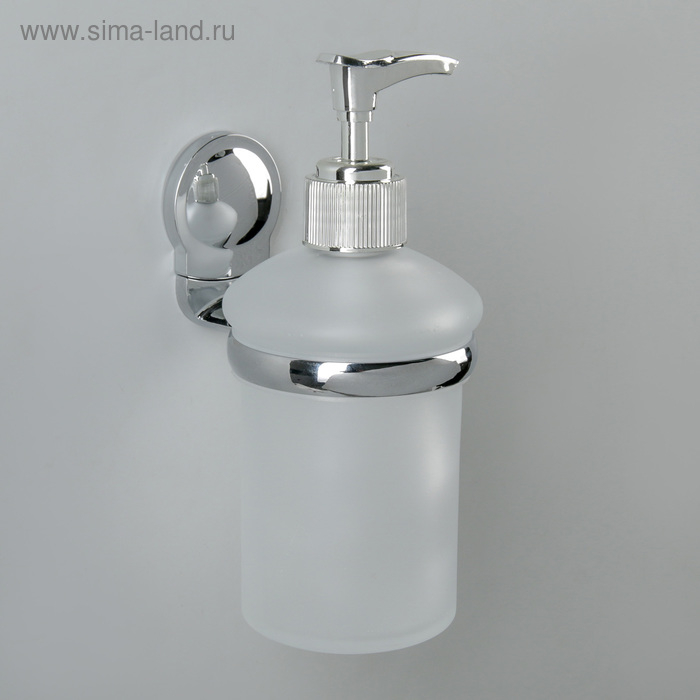 Дозатор для жидкого мыла настенный Accoona A11813, 200 мл, стекло, цвет хром Дозатор для жидкого мыла настенный Accoona A11813, 200 мл, стекло, цвет хром