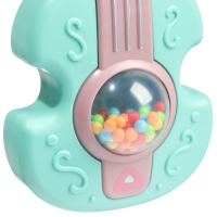 Погремушка «Гитара», 12 см, цвет МИКС, Крошка Я Погремушка «Гитара», 12 см, цвет МИКС, Крошка Я