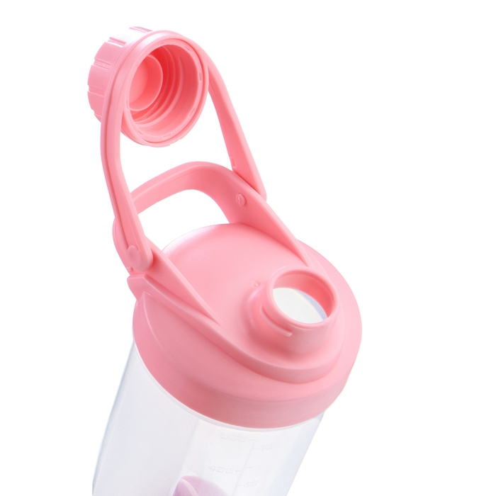 Шейкер, 500 мл, серия: Power, Шейкер, 500 мл, серия: Power, "Мастер К", 18.5 х 11 см, розовый