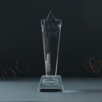 Сувенир стекло стела "Звезда - Победитель" 6,5х6,5х23 см Сувенир стекло стела "Звезда - Победитель" 6,5х6,5х23 см