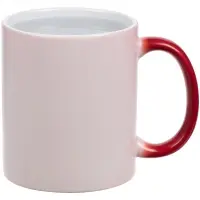 Кружка &laquo;Хамелеон&raquo;, глянцевая, красная