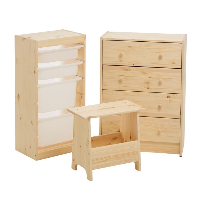 Комод RAST 5, 62х30х109, Массив сосны Комод RAST 5, 62х30х109, Массив сосны