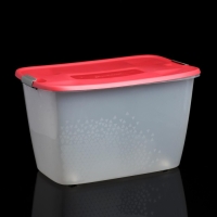 Бокс универсальный, на колёсиках, 56 л, 60&times;40&times;36 см, цвет МИКС