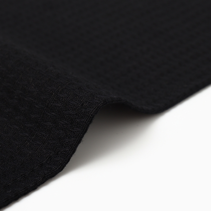 Полотенце Этель, цв. чёрный, 40х70 см, 60% лён, 40% хл, 245 г/м2 Полотенце Этель, цв. чёрный, 40х70 см, 60% лён, 40% хл, 245 г/м2