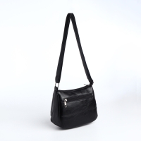 Сумка женская на молнии, цвет чёрный Сумка женская на молнии, цвет чёрный