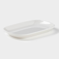 Блюдо прямоугольное &laquo;Селина&raquo;, 18&times;11,2&times;1,8 см, цвет белый