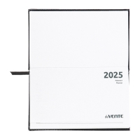 Планинг карманный датированный 2025, 155 х 95мм 64 листа, deVENTE.Matrix, твердая обложка кожзам с поролоном, тиснение, блок 70, черный