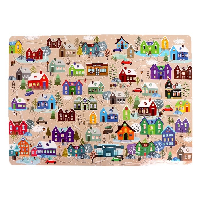 Настольная игра &laquo;Морозная гонка&raquo;, 3-5 игроков, 4+