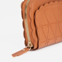 Кошелёк женский на молнии, цвет коричневый Кошелёк женский на молнии, цвет коричневый