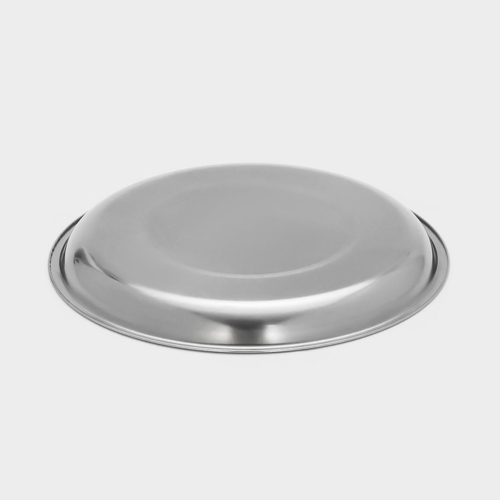 Тарелка из нержавеющей стали «Мэйли», 450 мл, d=19,5 см Тарелка из нержавеющей стали «Мэйли», 450 мл, d=19,5 см