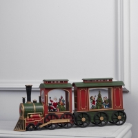 Светодиодная фигура «Поезд» 48 × 20 × 9.5 см, пластик, батарейки ААх3 (не в комплекте), USB, свечение тёплое белое Светодиодная фигура «Поезд» 48 × 20 × 9.5 см, пластик, батарейки ААх3 (не в комплекте), USB, свечение тёплое белое