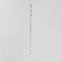 Стойка к стене для стеллажа, 2450 мм, цвет белый Стойка к стене для стеллажа, 2450 мм, цвет белый