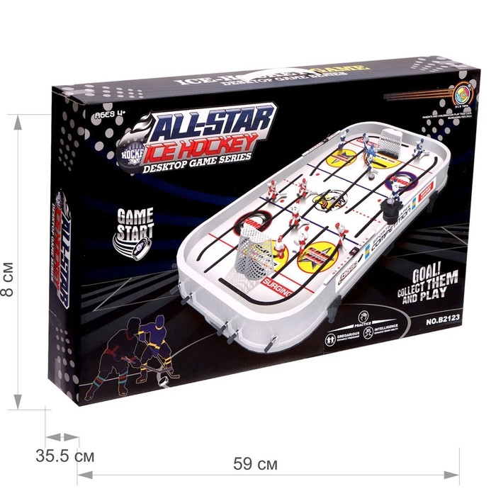 Настольный хоккей &laquo;Все звезды&raquo;, 2 игрока, 4+