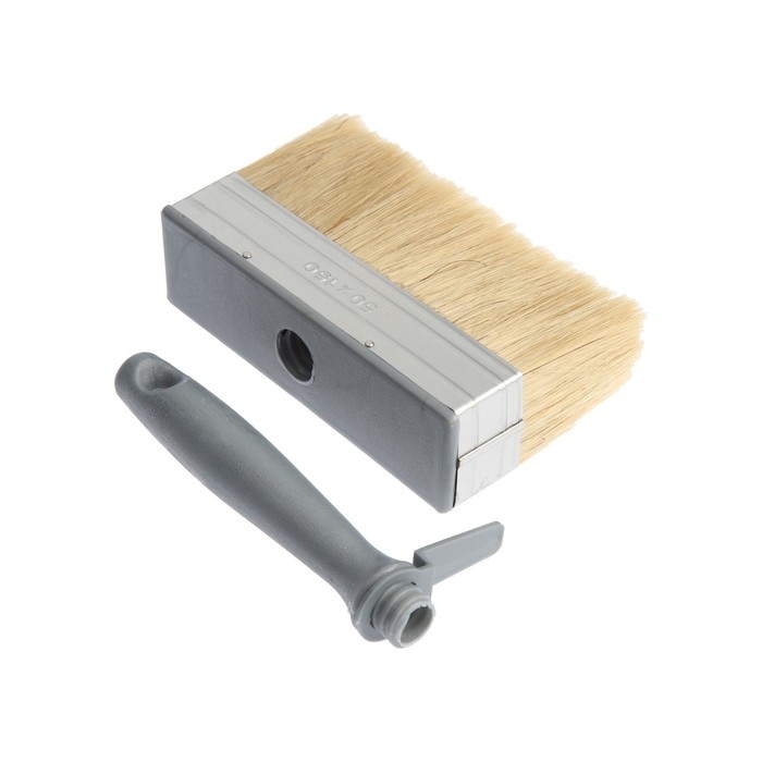 Кисть-макловица ТУНДРА, натуральная щетина, пластиковая рукоятка, 50х150 мм Кисть-макловица ТУНДРА, натуральная щетина, пластиковая рукоятка, 50х150 мм