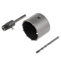 Коронка буровая в сборе ТУНДРА, SDS-plus, М22 х 80 мм Коронка буровая в сборе ТУНДРА, SDS-plus, М22 х 80 мм