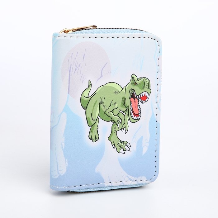 Кошелёк детский на молнии &laquo;Выбражулька&raquo;, цвет голубой