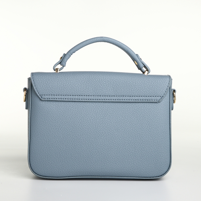 Сумка женская на клапане, TEXTURA, маленький размер, цвет голубой Сумка женская на клапане, TEXTURA, маленький размер, цвет голубой