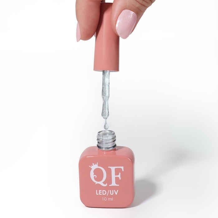 Гель лак для ногтей &laquo;CAT`S EYE PEARL&raquo;, 3-х фазный, 10 мл, LED/UV, цвет серебристый (58)