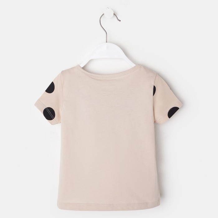Футболка для девочки KAFTAN "Kitten" р.32 (110-116), бежевый