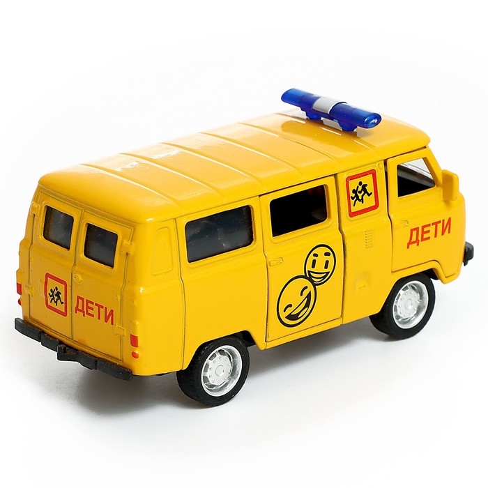 Машина металлическая &laquo;УАЗ-3962. Дети&raquo;, инерция, 1:43, МИКС
