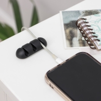 Зажимы для проводов Доляна, 2 шт, цвет МИКС Зажимы для проводов Доляна, 2 шт, цвет МИКС