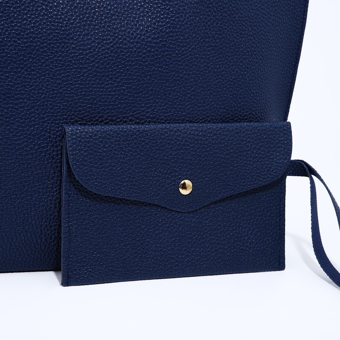 Сумка женская тоут на магните, цвет синий Сумка женская тоут на магните, цвет синий