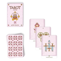 Таро на Хэллоуин «Pink bone», 78 карт (6х9 см), 16+ Таро на Хэллоуин «Pink bone», 78 карт (6х9 см), 16+