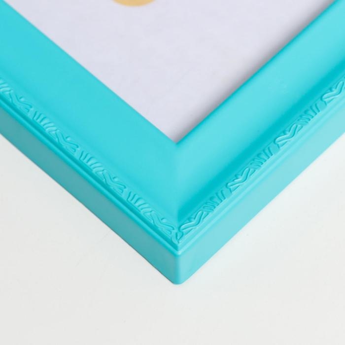 Фоторамка пластик L-6 21х30 см, бирюзовый