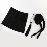 Карнавальный набор &laquo;Готическая девчонка&raquo;, р. XXS, парик, юбка, галстук