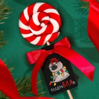 Леденец на палочке &laquo;Мопс&raquo;: со вкусом клубники, 15 г