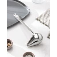 Ложка для соуса цельнометаллическая «Поварская. Профи», 75 мл Ложка для соуса цельнометаллическая «Поварская. Профи», 75 мл