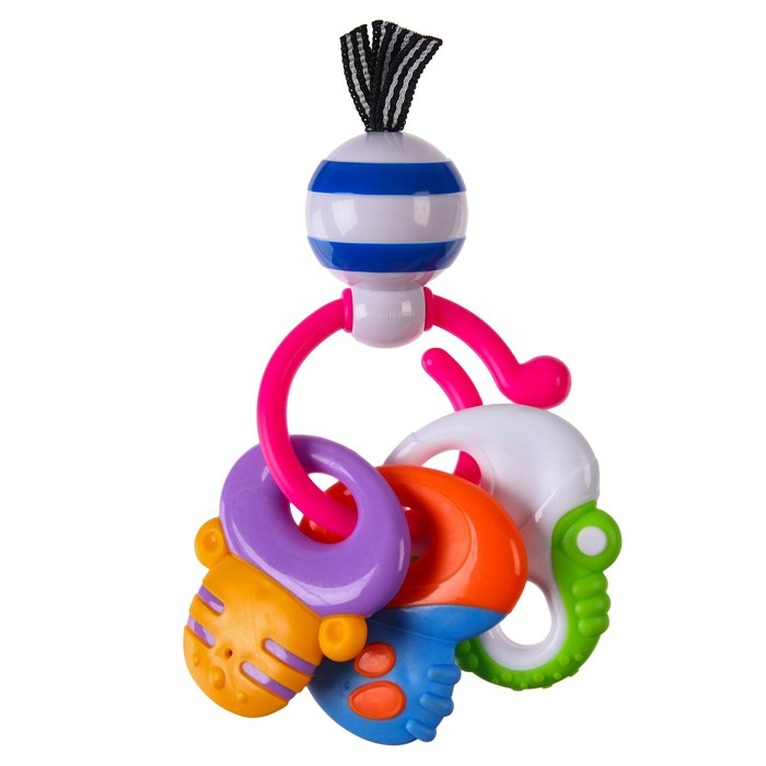 Погремушка &laquo;Ключики&raquo;, на кольце, Крошка Я