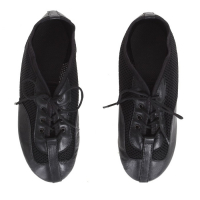 Джазовки &laquo;Спорт&raquo;, натуральная кожа, с сеткой, длина по стельке 22,5 см, цвет чёрный