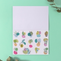 Наклейки в книжке "Классика и акварель" + 3 фона 20,7х14,2 см