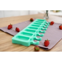 Форма для мороженого Доляна «Эскимо», силикон, 42×12 см, 8 ячеек (6,8×3,8 см), цвет МИКС Форма для мороженого Доляна «Эскимо», силикон, 42×12 см, 8 ячеек (6,8×3,8 см), цвет МИКС