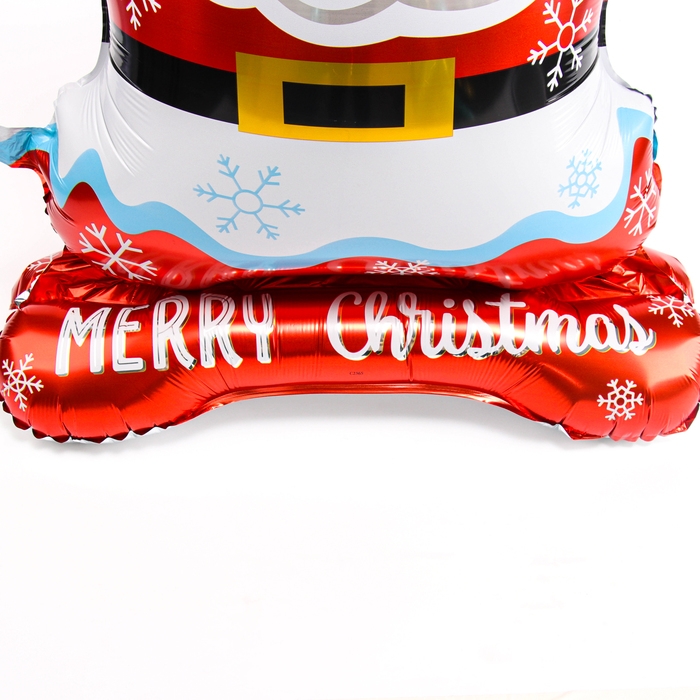 Новый год! Шар фольгированный 30" &laquo;Дед Мороз&raquo;, на подствке