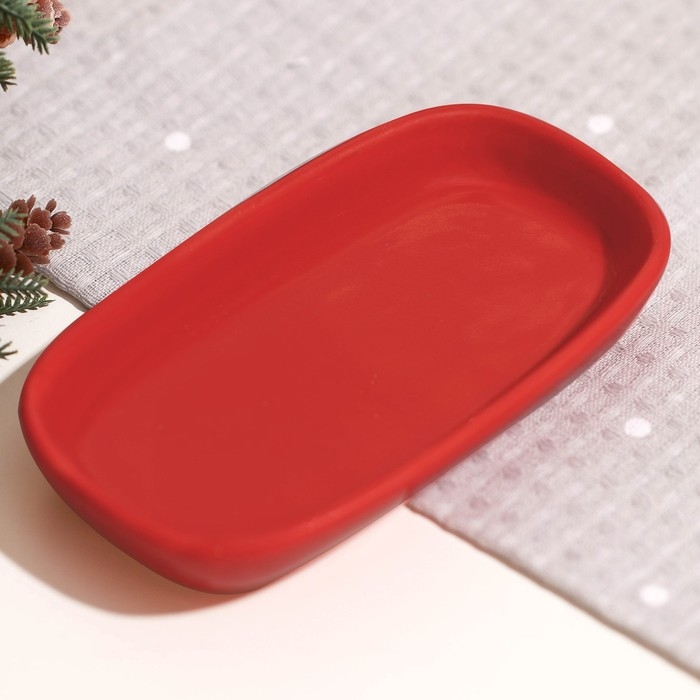 Новый год. Набор для специй керамический &laquo;Оленята&raquo;, 12х6.5х7 см, цвет белый